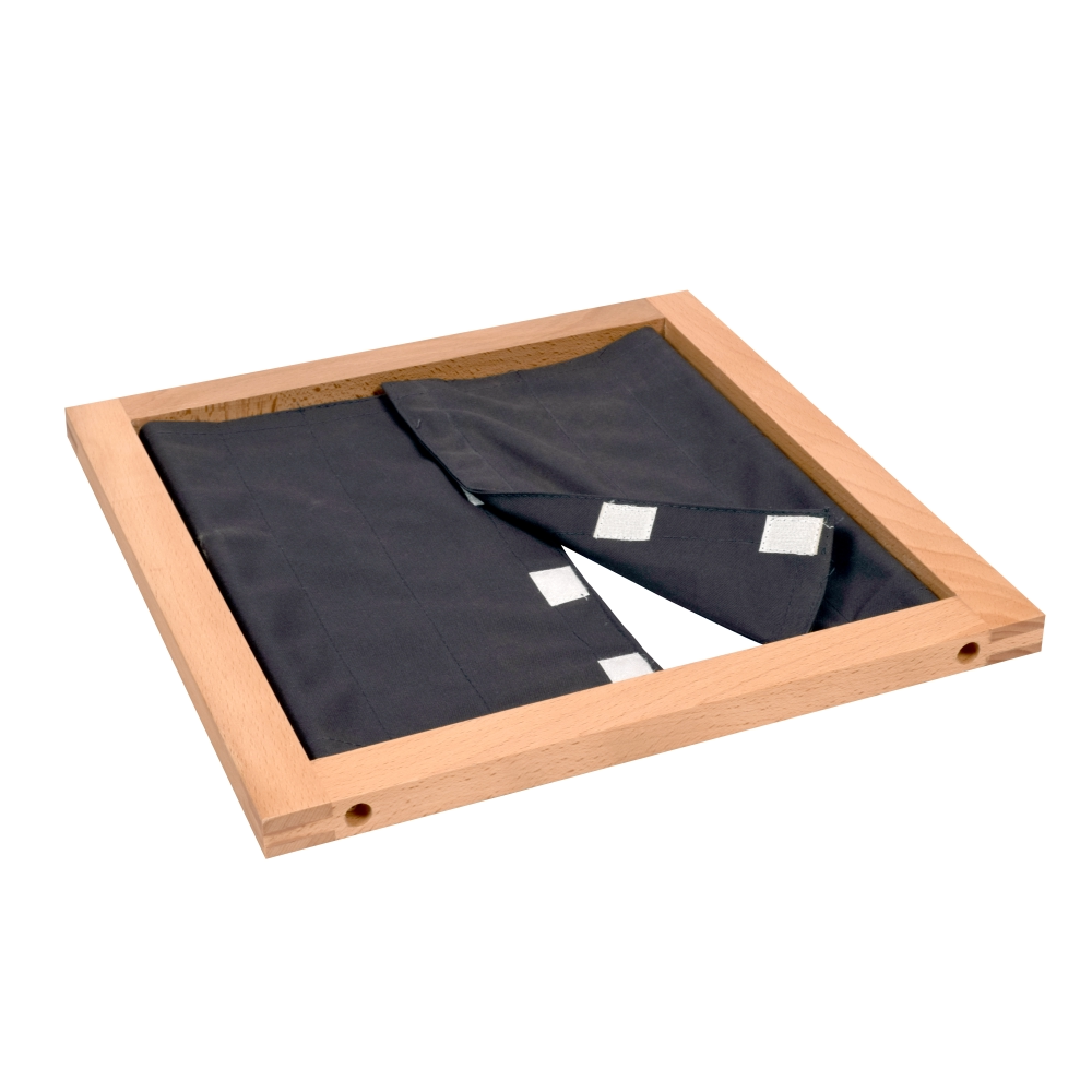 EP43 - Fastening Velcro_New_1 Montessori Fastening Velcro Dressing Frame