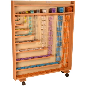 Complete Bead Material displayed with Stand - Montessori Math Material