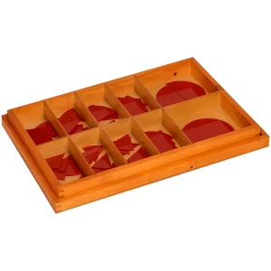 Montessori Fraction Cut Outs 1 to 1/10