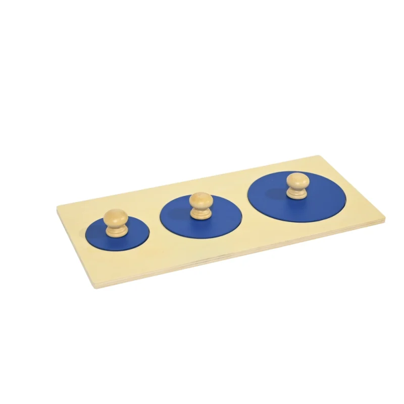 Three circle puzzle for toddlers between 0 - 3 years