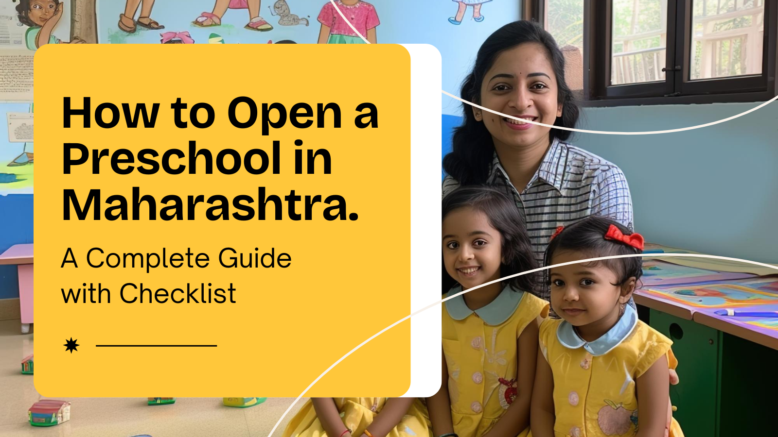 How to Open A Preschool in Maharashtra - A Complete Guide - Kidken Blog Cover Photo