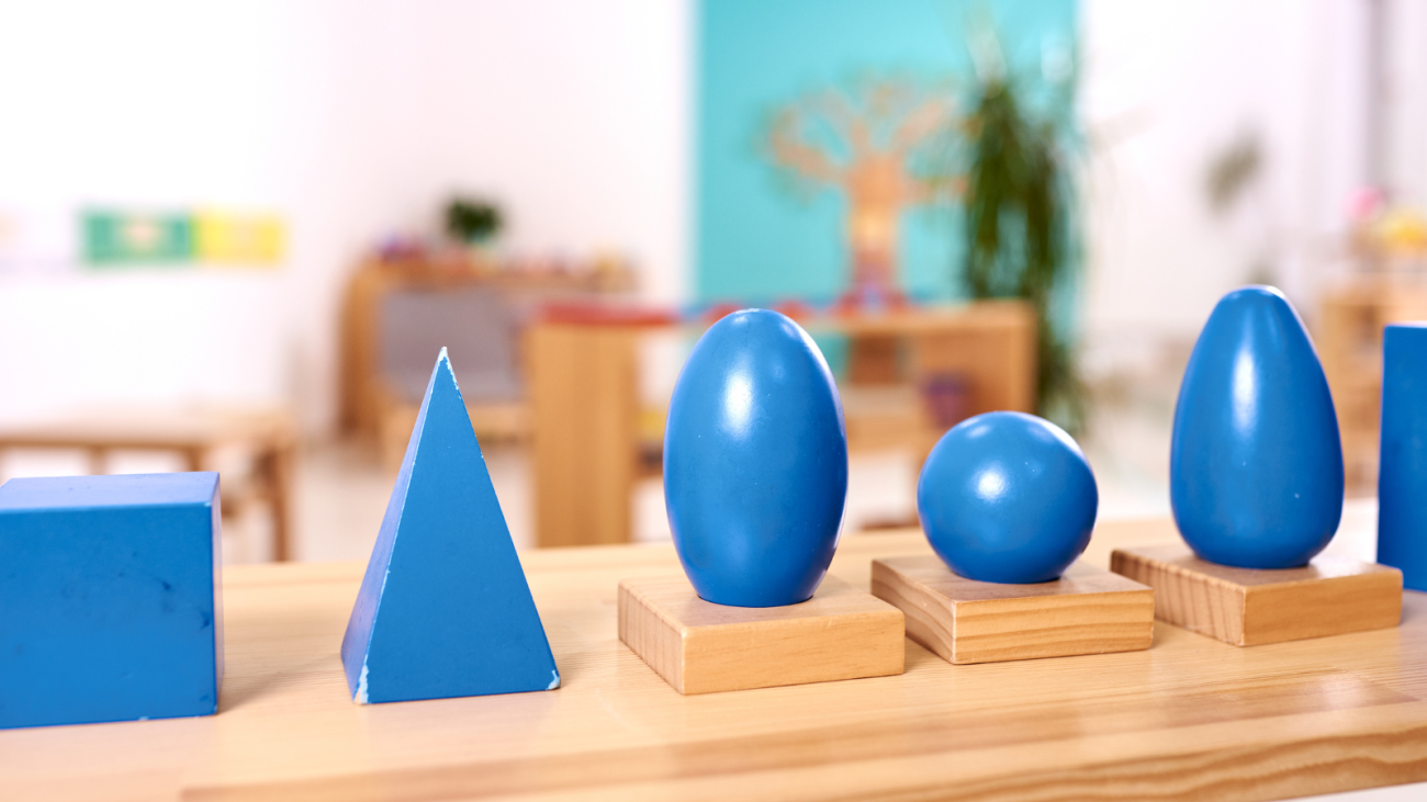 Geometric Solids Montessori Sensorial Materials