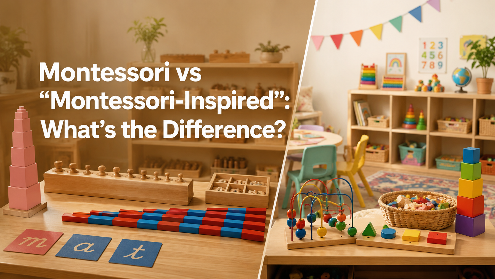 Montessori vs Montessori Inspired Whats the Difference