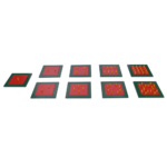 M035a - Fractions Set: Circles, Squares & Triangles - Metal - Image 3